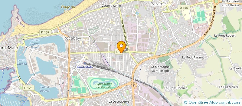 localisation de l'entreprise LP  SAINT-MALO