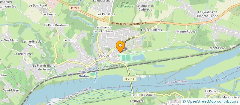 localisation de l'entreprise LP  OUDON