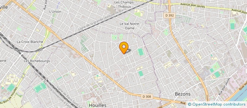 localisation de l'entreprise LP  HOUILLES