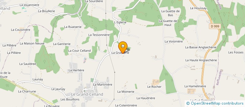 localisation de l'entreprise LP  LE GRAND-CELLAND