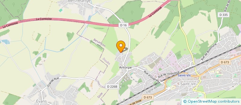 localisation de l'entreprise LP  SAINT-VIT