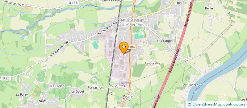 localisation de l'entreprise LP AGENCEMENT  SAINT-GEORGES-DE-RENEINS