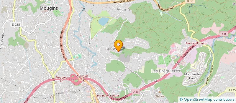localisation de l'entreprise LP ALPHA à MOUGINS