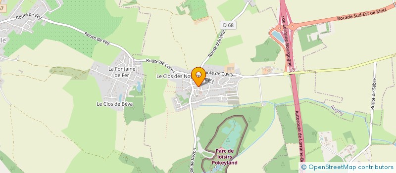 localisation de l'entreprise LP AMENAGEMENTS  FEY