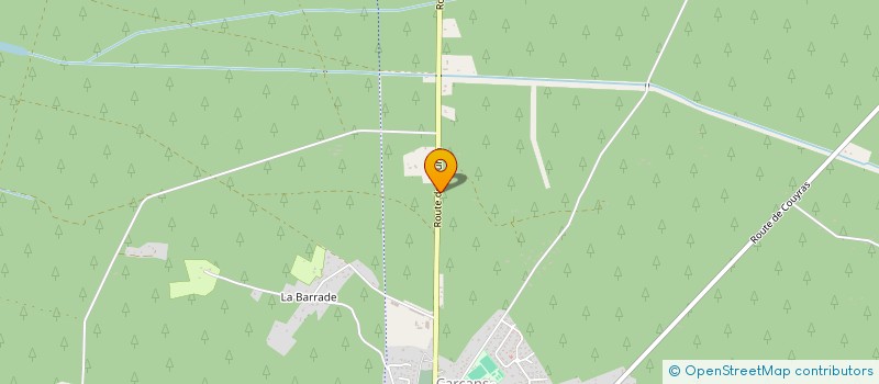 localisation de l'entreprise LP AQUITAINE  CARCANS