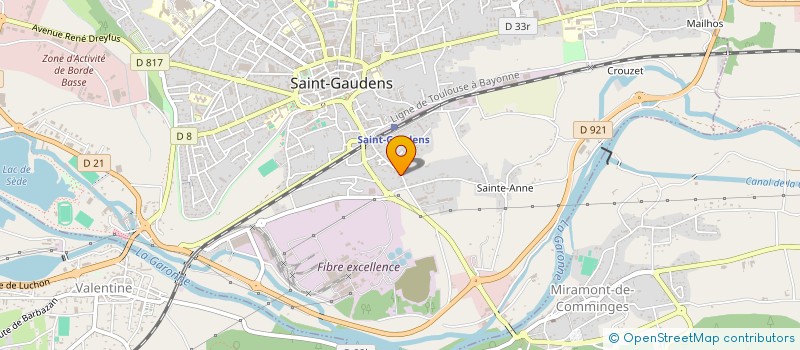 localisation de l'entreprise LP ARCHITECTES  SAINT-GAUDENS