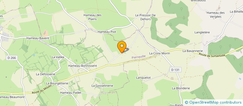 localisation de l'entreprise LP ASSOCIES 50  LA HAGUE