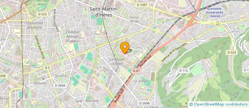 localisation de l'entreprise LP ASSOCIES  SAINT-MARTIN-D'HERES