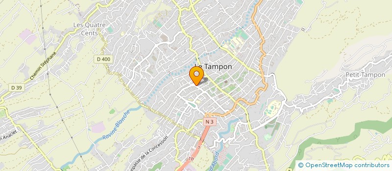 localisation de l'entreprise LP ASSURANCES  LE TAMPON