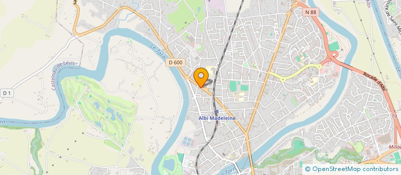 localisation de l'entreprise LP AUTO à ALBI