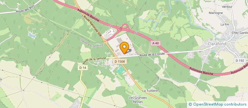 localisation de l'entreprise LP AUTOMOTIVE à CHENE-EN-SEMINE