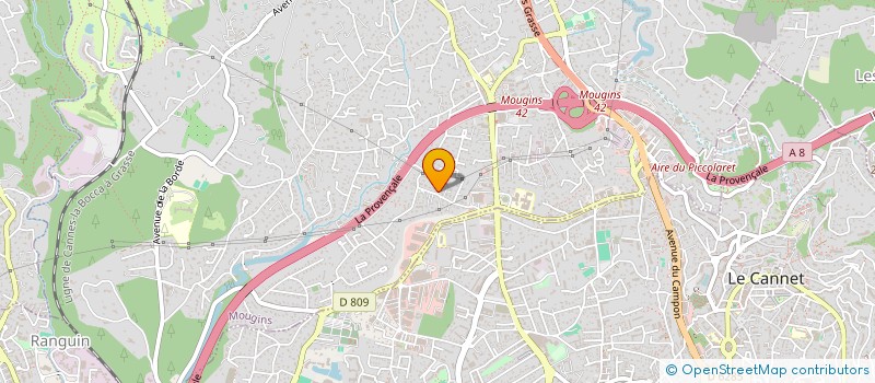 localisation de l'entreprise LP BAT CONSULT à MOUGINS