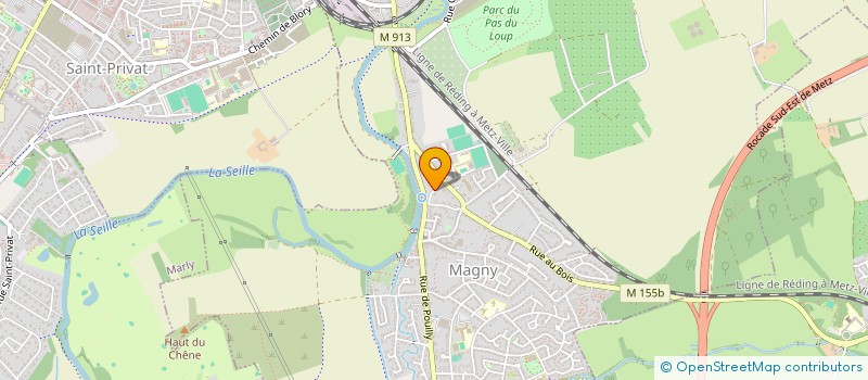 localisation de l'entreprise LP BAT'IMM  METZ