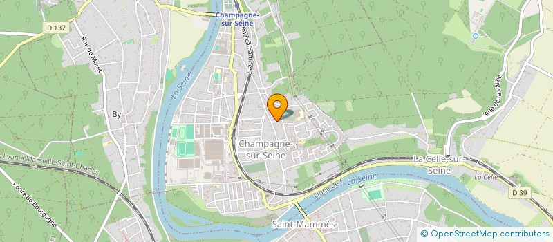 localisation de l'entreprise LP BATIMENT 77  CHAMPAGNE-SUR-SEINE