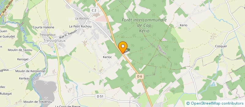 localisation de l'entreprise LP BOIS DE CHAUFFAGE à GOUDELIN