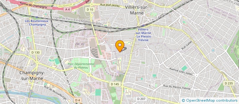localisation de l'entreprise LP BUILD  VILLIERS-SUR-MARNE