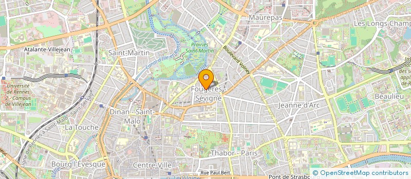 localisation de l'entreprise LP CARMELITE  RENNES