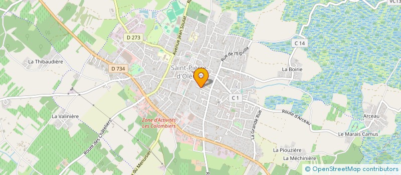 localisation de l'entreprise LP CONCIERGERIE  SAINT-PIERRE-D OLERON