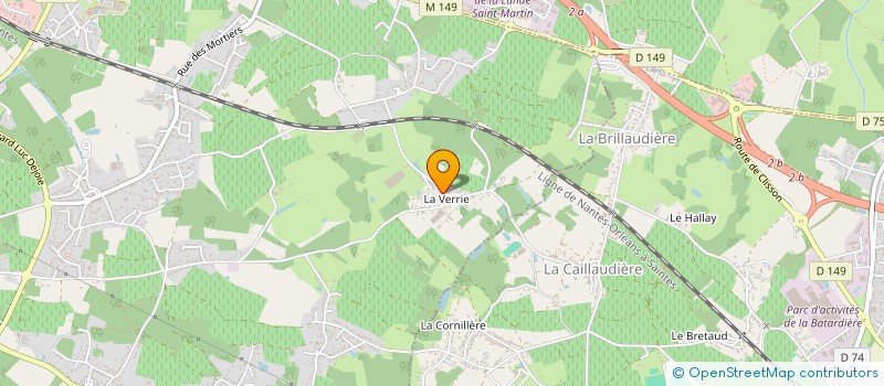 localisation de l'entreprise LP CONSEILS  VERTOU