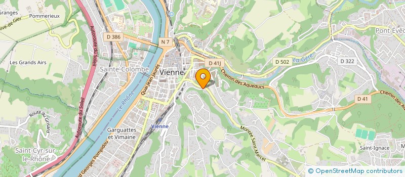 localisation de l'entreprise LP CONSEILS à VIENNE