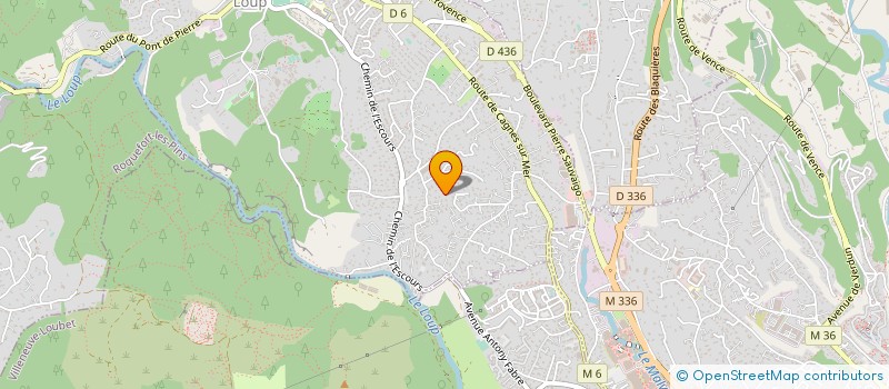 localisation de l'entreprise LP CONSEILS  SAINT LAURENT DU VAR