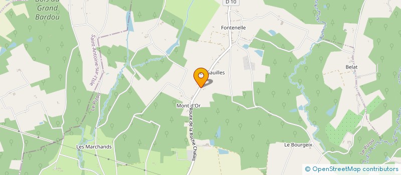 localisation de l'entreprise LP CONSTRUCTION  LE PIZOU