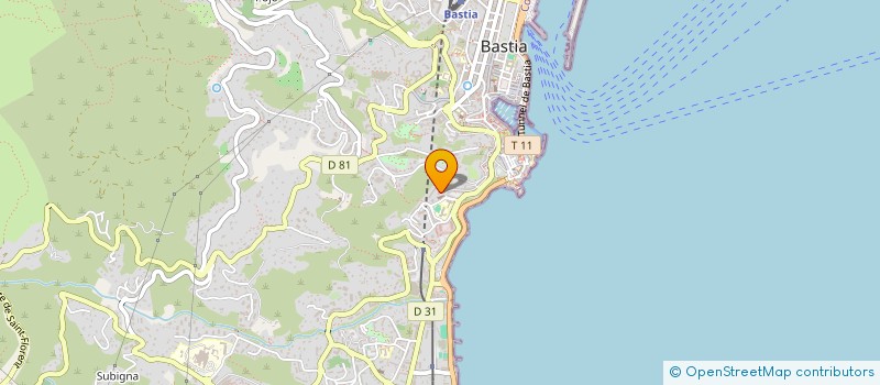 localisation de l'entreprise LP CONSULT à BASTIA