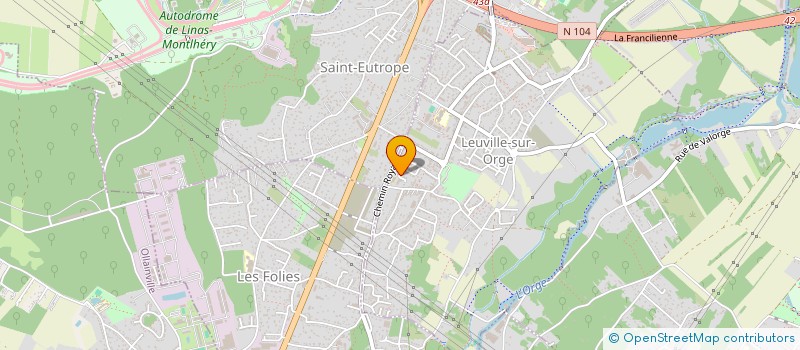 localisation de l'entreprise LP. CONSULTING à LEUVILLE-SUR-ORGE