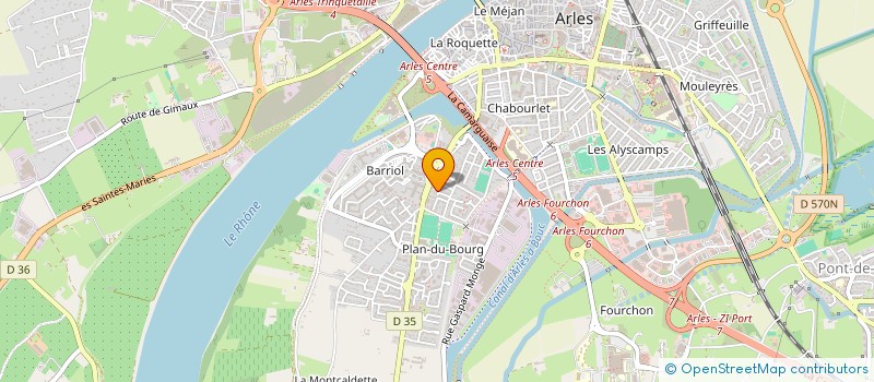 localisation de l'entreprise LP CONSULTING  ARLES