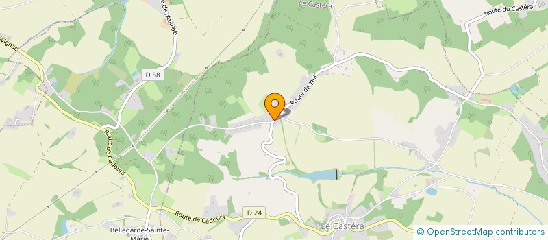 localisation de l'entreprise LP DEGRAISSAGE  LE CASTERA