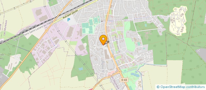 localisation de l'entreprise LP DEMTRANS à LES MUREAUX