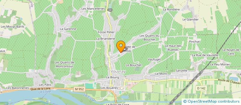 localisation de l'entreprise LP DESIGN FRANCE  VOUVRAY