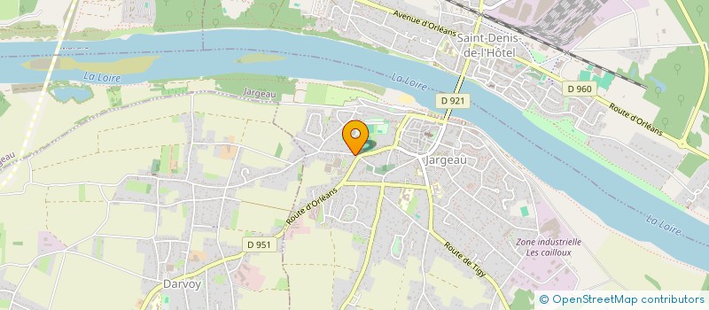 localisation de l'entreprise LP DIAGNOSTICS à JARGEAU