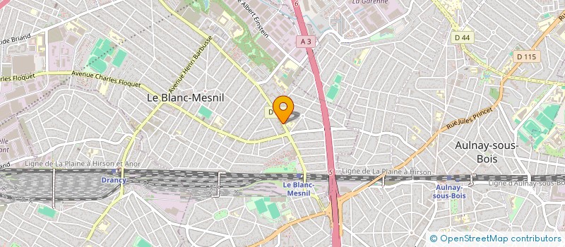 localisation de l'entreprise LP DIAS  LE BLANC-MESNIL