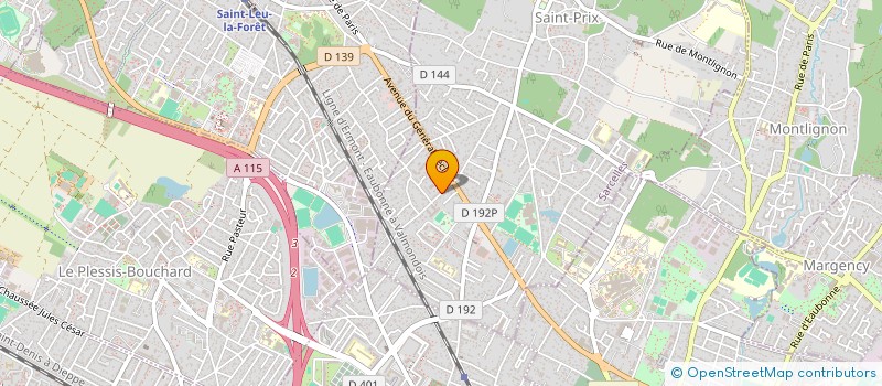 localisation de l'entreprise LP DIFFUSION ELECTRONIQUE à SAINT-PRIX