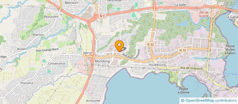 localisation de l'entreprise LP DISTRIBUTION à BAIE MAHAULT