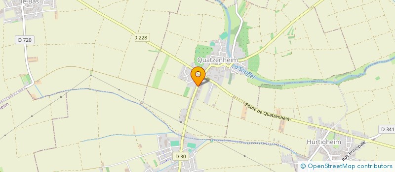 localisation de l'entreprise LP DIVERTISSEMENTS à QUATZENHEIM