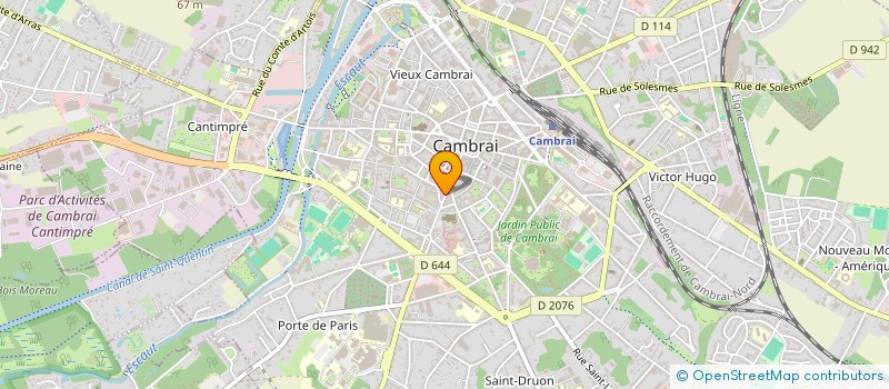 localisation de l'entreprise LP ENERGIE à CAMBRAI