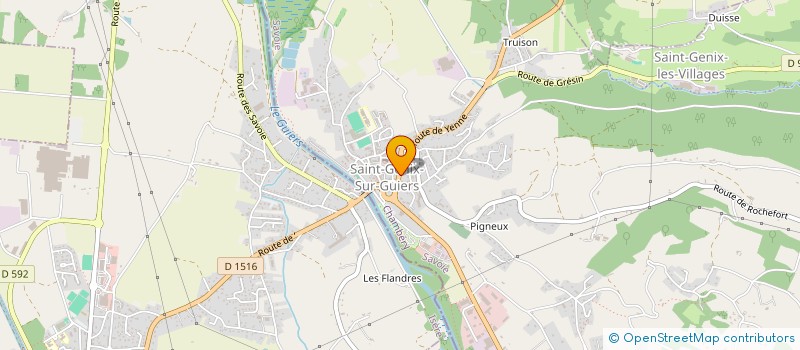 localisation de l'entreprise LP ENERGIE  SAINT-GENIX-LES-VILLAGES