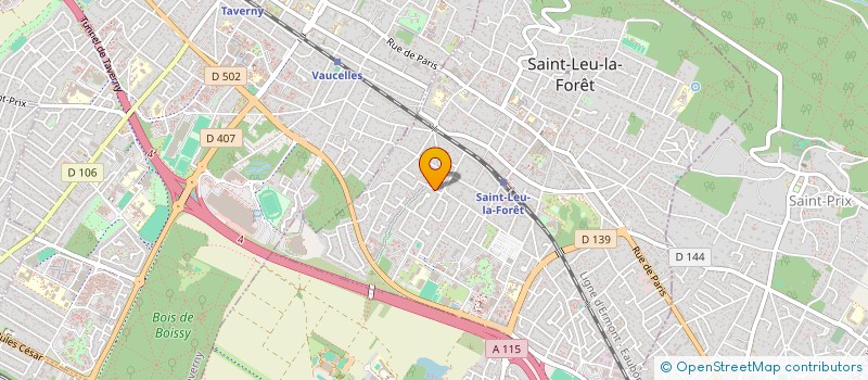 localisation de l'entreprise LP EVENEMENTS à SAINT-LEU-LA-FORET