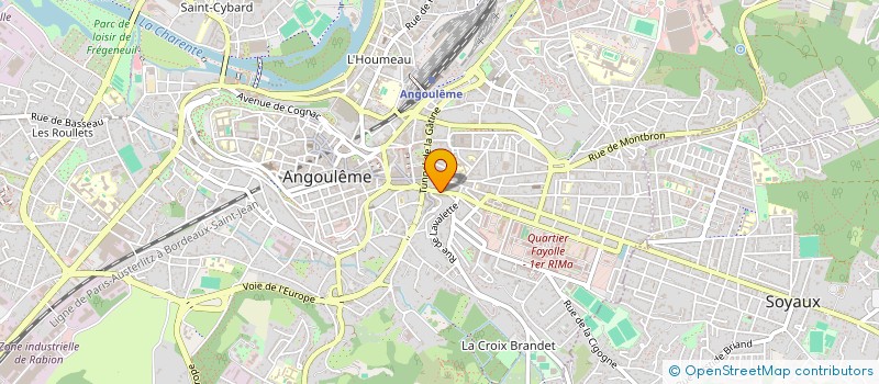 localisation de l'entreprise LP EXPANSION à ANGOULEME