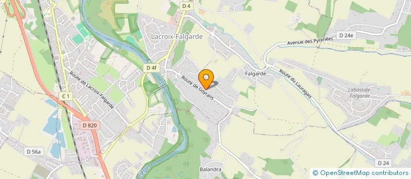 localisation de l'entreprise LP FAMILY INVEST  LABEGE