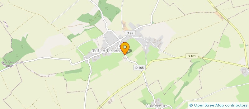 localisation de l'entreprise LP FERMETURE  UF-EN-TERNOIS