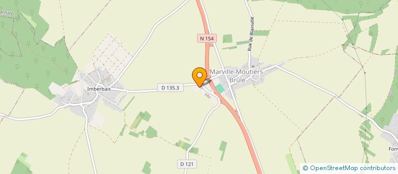 localisation de l'entreprise LP FINANCES à MARVILLE-MOUTIERS-BRULE