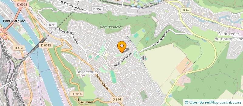 localisation de l'entreprise LP GESTION  BONSECOURS