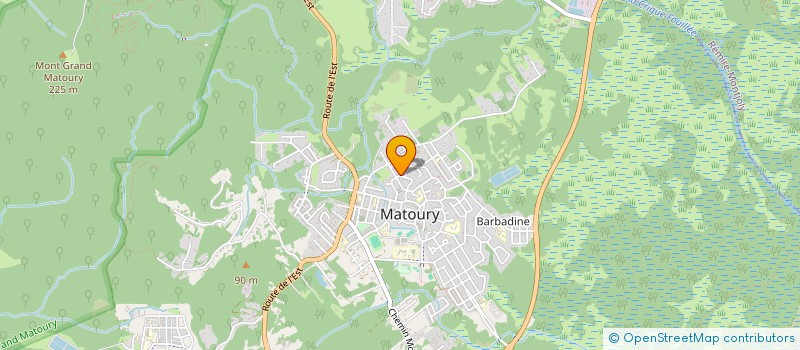localisation de l'entreprise LP GESTION à MATOURY