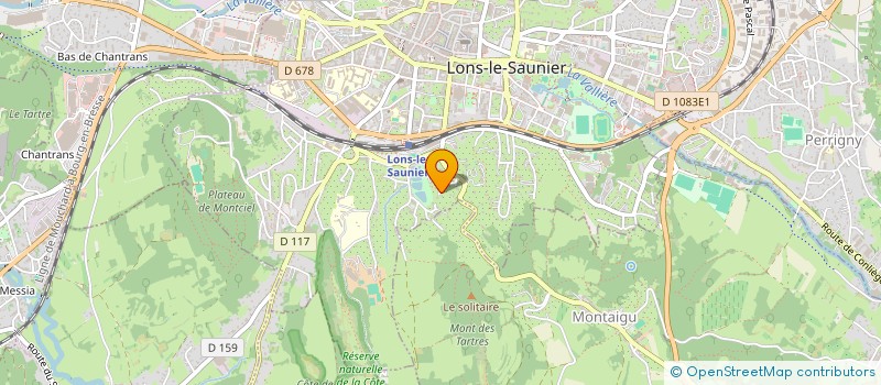 localisation de l'entreprise LP GESTION à LONS-LE-SAUNIER
