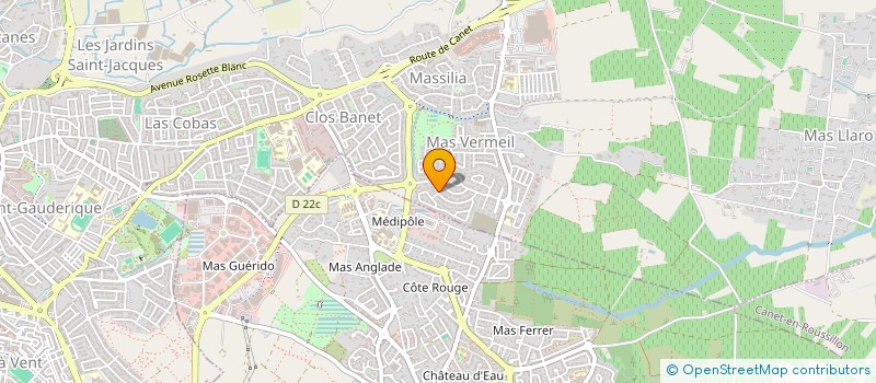 localisation de l'entreprise LP GESTION IMMO  PERPIGNAN