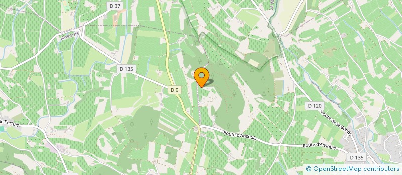 localisation de l'entreprise LP GROUP à ANSOUIS