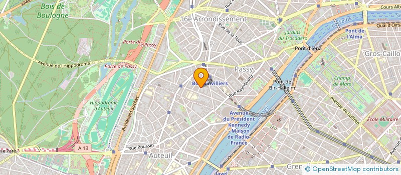 localisation de l'entreprise LP HOLDING  PARIS